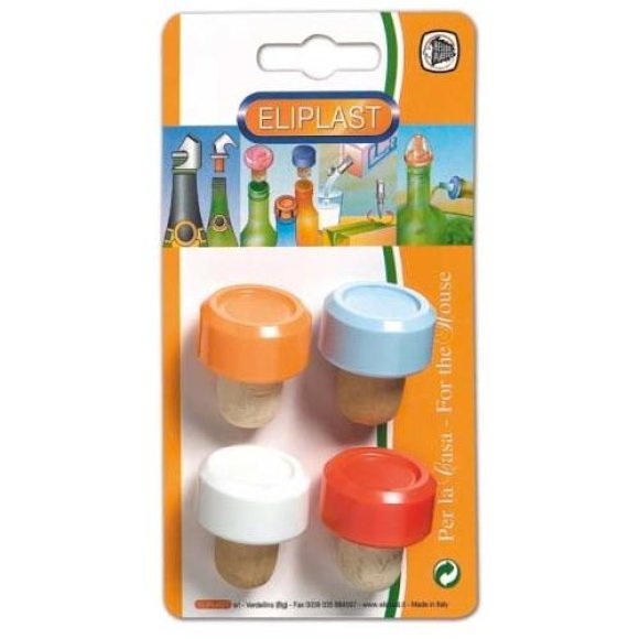 ELIPLAST TAPPO SUGHERO GHIERA PLASTICA Pz 4 ELIPLAST TAPPO SUGHERO GHIERA PLASTICA Pz 4