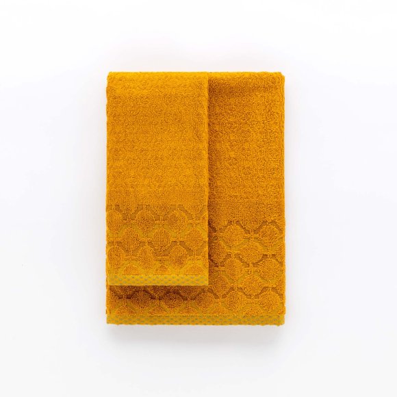 RIVIERA SET ASCIUGAMANI 1+1 TILES - GIALLO RIVIERA SET ASCIUGAMANI 1+1 TILES - GIALLO