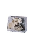 BORSA IN CARTA DECORO CUCCIOLI - DECORI ASSORTITI BORSA IN CARTA DECORO CUCCIOLI - DECORI ASSORTITI