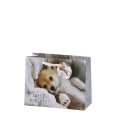 BORSA IN CARTA DECORO CUCCIOLI - DECORI ASSORTITI BORSA IN CARTA DECORO CUCCIOLI - DECORI ASSORTITI
