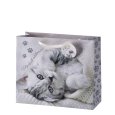 BORSA IN CARTA DECORO CUCCIOLI - DECORI ASSORTITI BORSA IN CARTA DECORO CUCCIOLI - DECORI ASSORTITI
