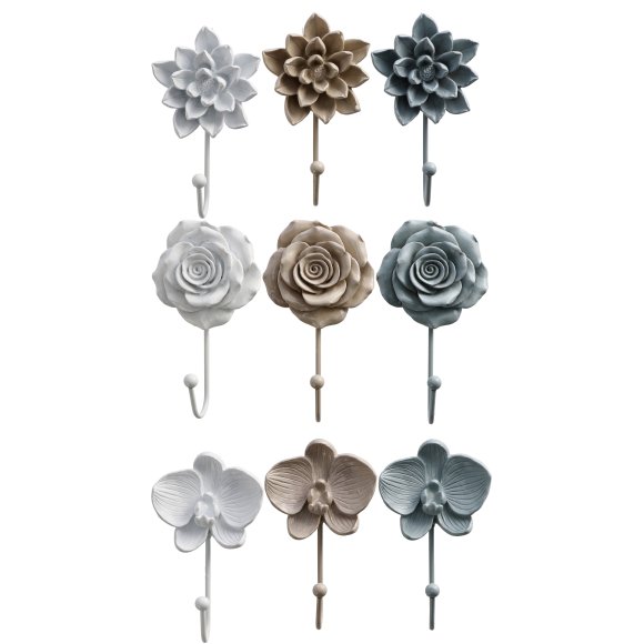 APPENDINO RESINA MODELLO FIORE - MODELLI ASSORTITI APPENDINO RESINA MODELLO FIORE - MODELLI ASSORTITI