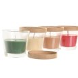 CANDELA PROFUMATA CON CONTENITO IN VETRO 9x9x8 CM - COLORI ASSORTITI CANDELA PROFUMATA CON CONTENITO IN VETRO 9x9x8 CM - COLORI ASSORTITI