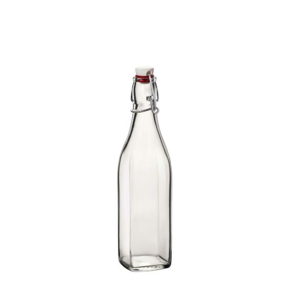 BORMIOLI  BOTTIGLIA QUADRATA "SWING"- 50 CL