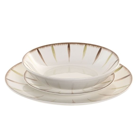 ITEM SERVIZIO PIATTI 18 PEZZI  VERDE PC223607