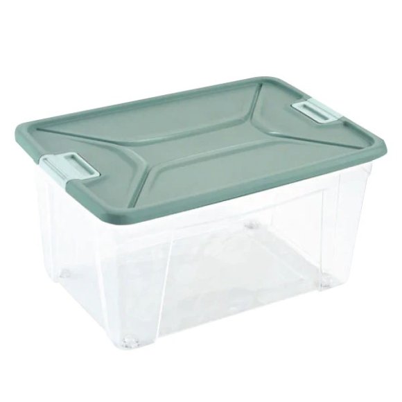 CONTENITORE KLIC ROLLY 7 TRASPARENTE CON COPERCHIO CONTENITORE KLIC ROLLY 7 TRASPARENTE CON COPERCHIO