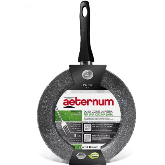 AETERNUM PADELLA BLACK PEARL INDUZIONE - 24CM AETERNUM PADELLA BLACK PEARL INDUZIONE - 24CM