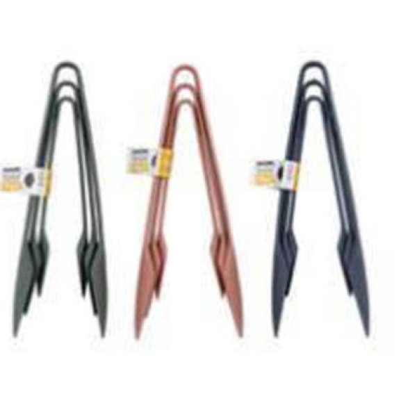 VISCIO PINZA INSALATA 3 PEZZI CM25X9X4 - COLORI ASSORTITI 