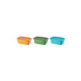 GUZZINI SET 3 CONTENITORI RETTANGOLARE EVERFRESH - 2,15 LITRI GUZZINI SET 3 CONTENITORI RETTANGOLARE EVERFRESH - 2,15 LITRI