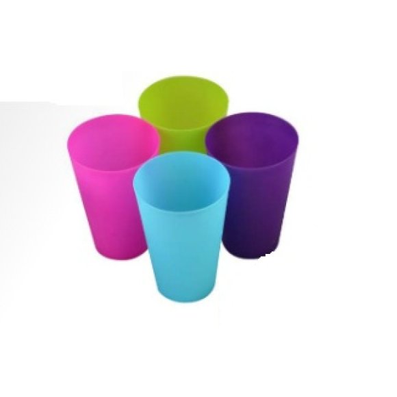 VISCIO BICCHIERE PLASTICA "PICNIC" - 4 PEZZI 