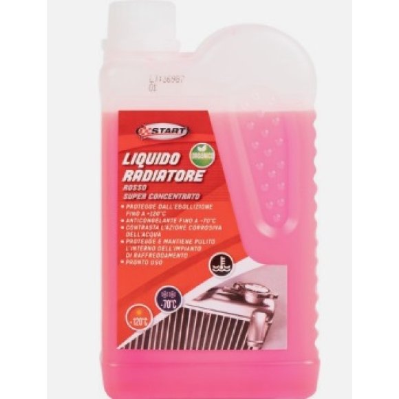 LIQUIDO RADIATORE ROSSO PURO EFFETTO ANTICONGELANTE 70°C - 500ML