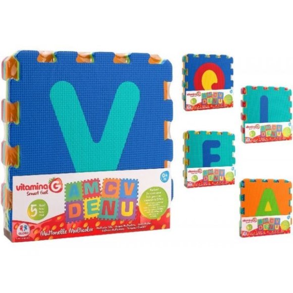 GLOBO MATTONELLE PUZZLE LET -5 PEZZI GLOBO MATTONELLE PUZZLE LET -5 PEZZI