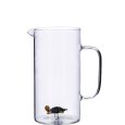 CARAFFA IN VETRO CON FIGURA 3D - DECORAZIONI ASSORTITE CARAFFA IN VETRO CON FIGURA 3D - DECORAZIONI ASSORTITE