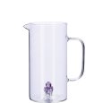 CARAFFA IN VETRO CON FIGURA 3D - DECORAZIONI ASSORTITE CARAFFA IN VETRO CON FIGURA 3D - DECORAZIONI ASSORTITE
