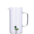 CARAFFA IN VETRO CON FIGURA 3D - DECORAZIONI ASSORTITE CARAFFA IN VETRO CON FIGURA 3D - DECORAZIONI ASSORTITE