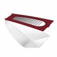 GRATTUGIA ACCESSORI + CONTENITORE 16x9xH8 CM  - COLORI ASSORTITI