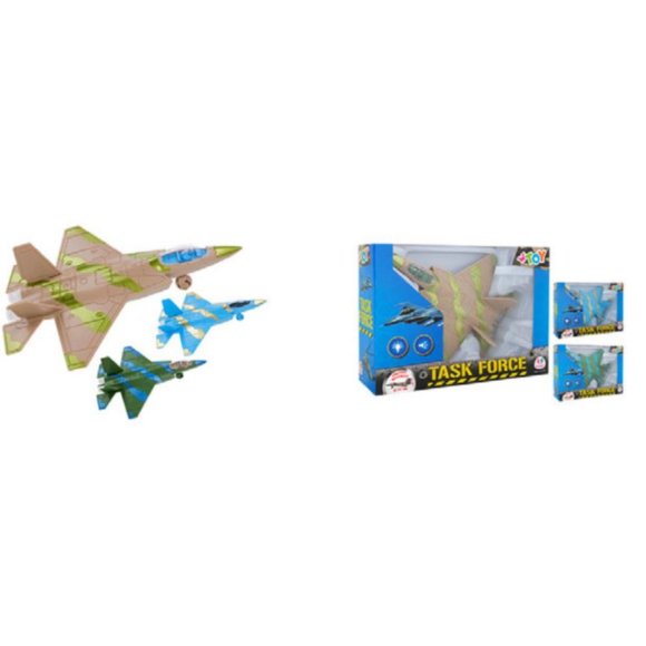 GLOBO AEREO MILITARE - 3 COLORI ASSORTITI CON LUCI E SUONI 