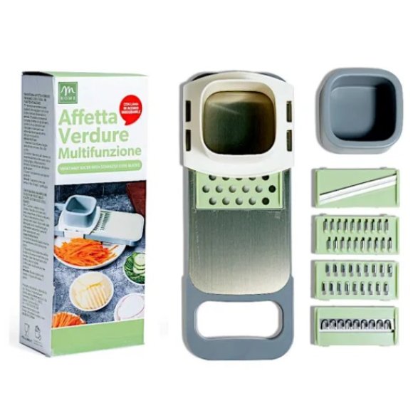 MERCURY MANDOLINA AFFETTA VERDURE CON LAMA IN ACCIAIO INOX 