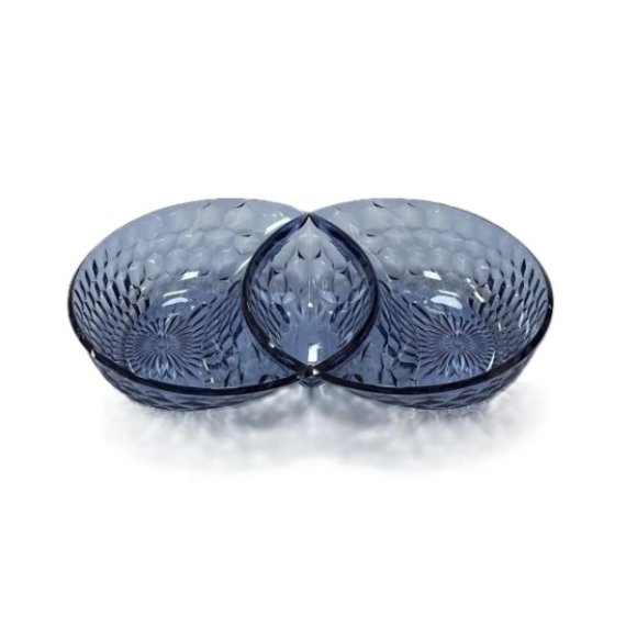 GUZZINI ANTIPASTIETA "VANITY" BLU DENIM - 29,5x18,8x5,2 CM