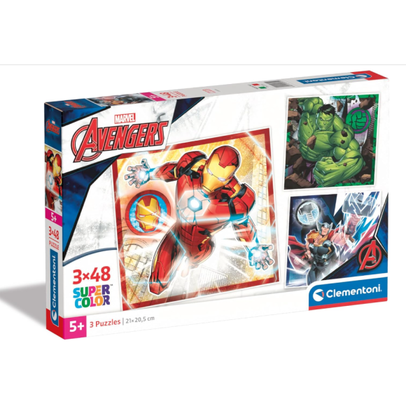 PUZZLE 2X20 SQUARE AVENGERS 25315 PUZZLE 2X20 SQUARE AVENGERS 25315