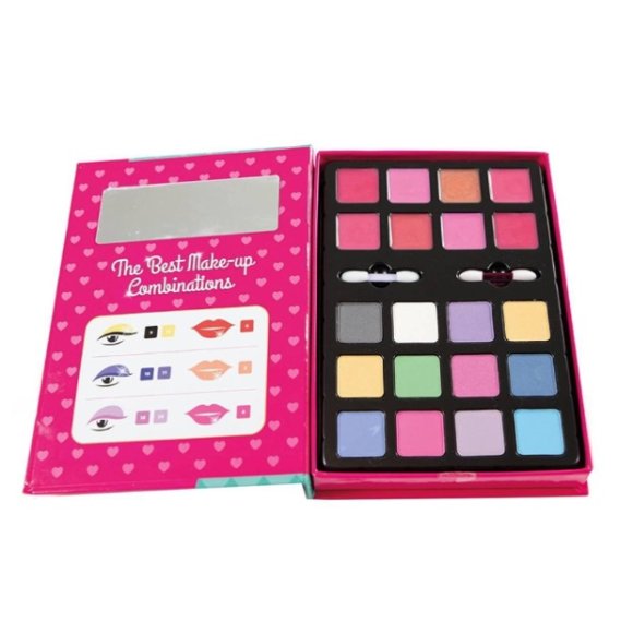BEAUTY  BAG TROUSSE COSMETICA BARBIE/CRAZY CHIC CON SCOMPARTI, SPECCHIETTO E ACCESSORI MAKE-UP GIOCATTOLO