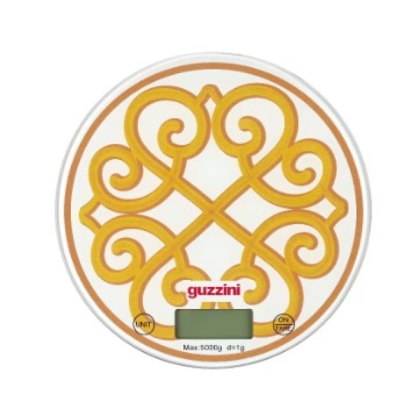 GUZZINI NATALE BILANCIA DA CUCINA TONDA " HARMONIA" IN VETRO TEMPERATO - GIALLA ORO GUZZINI NATALE BILANCIA DA CUCINA TONDA " HARMONIA" IN VETRO TEMPERATO - GIALLA ORO