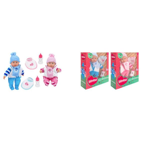 BAMBOLA MORBIDA PER BAMBINI CON BIBERON 