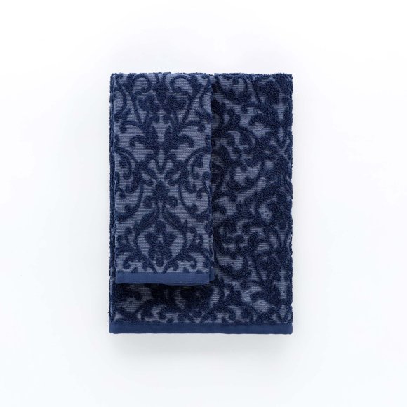 RIVIERA SET ASCIUGAMANI 1+1 MAINE - BLU NAVY RIVIERA SET ASCIUGAMANI 1+1 MAINE - BLU NAVY
