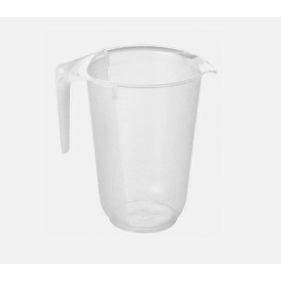 BROCCA IN PLASTICA TRASPAREMTE 10XH12,5CM - 0,5 LITRI 