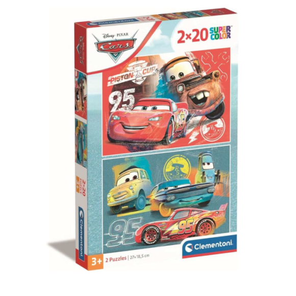 PUZZLE 2X20 CARS DISNEY 24808 PUZZLE 2X20 CARS DISNEY 24808