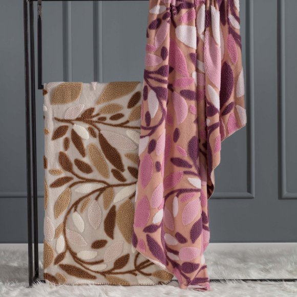 RIVIERA - PLAID CHENILLE 130X170 - BEIGE RIVIERA - PLAID CHENILLE 130X170 - BEIGE