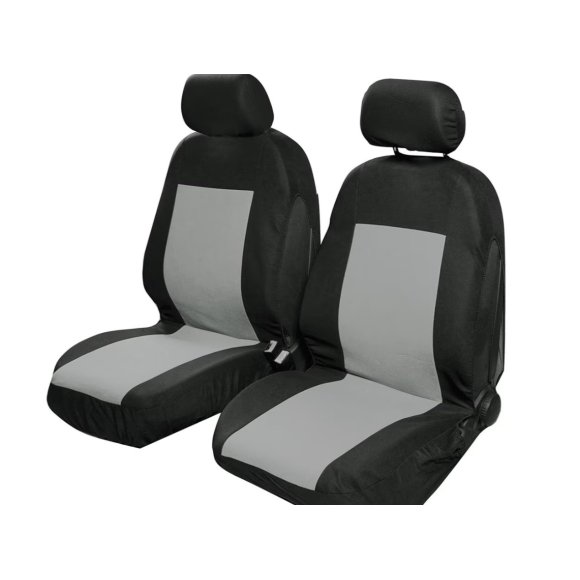 START COPPIA COPRISEDILI ANTERIORI SATURN AUTO UNIVERSALE - NERO /GRIGIO