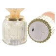 DECORAZIONE A LED IN VETRO 8,5X8,5X18 - 2 MODELLI ASSORTITI 
