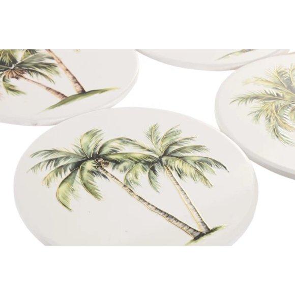 TOVAGLIETTA  TROPICAL DOLOMITE SUGHERO VERDE E BIANCO - 20X0,7X20 CM 