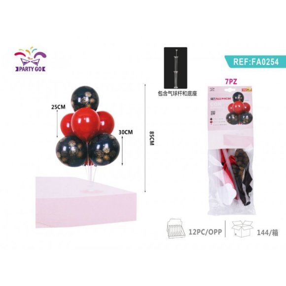 SET PALLONCINI FUOCHI PIROTECNICI - 7 PALLONCINI SET PALLONCINI FUOCHI PIROTECNICI - 7 PALLONCINI