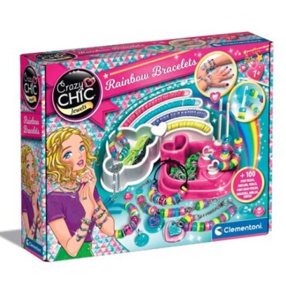 KIT GIOIELLI FAI DA TE PER BAMBINI CON ANELLINI COLORATI, CATENINE E ACCESSORI CREATIVI – GIOCO DI MANUALITÀ E CREATIVITÀ