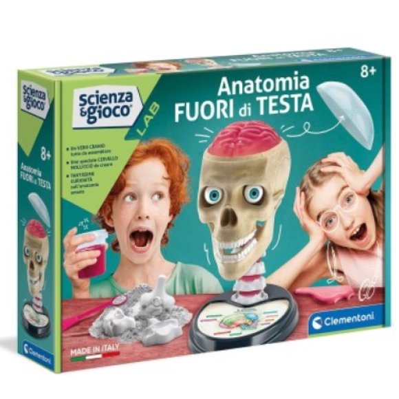 CLEMENTONI ANATOMIA FUORI DI TESTA 19212 - KIT SCIENTIFICO CORPO UMANO