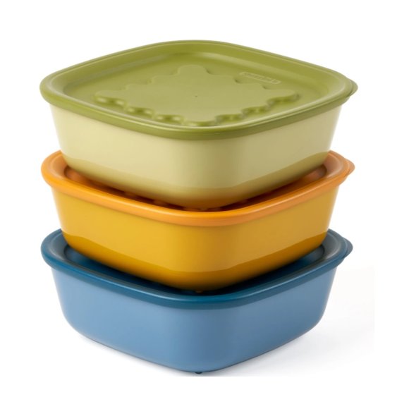 GUZZINI SET 3 CONTENITORI "EVERFRESH" ERMETICI - 1400 CC GUZZINI SET 3 CONTENITORI "EVERFRESH" ERMETICI - 1400 CC