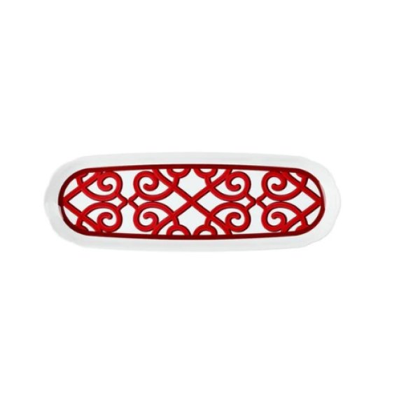 GUZZINI NATALE VASSOIO RETTANGOLARE PICCOLO HARMONIA 36,2x12 CM - ROSSO GUZZINI NATALE VASSOIO RETTANGOLARE PICCOLO HARMONIA 36,2x12 CM - ROSSO