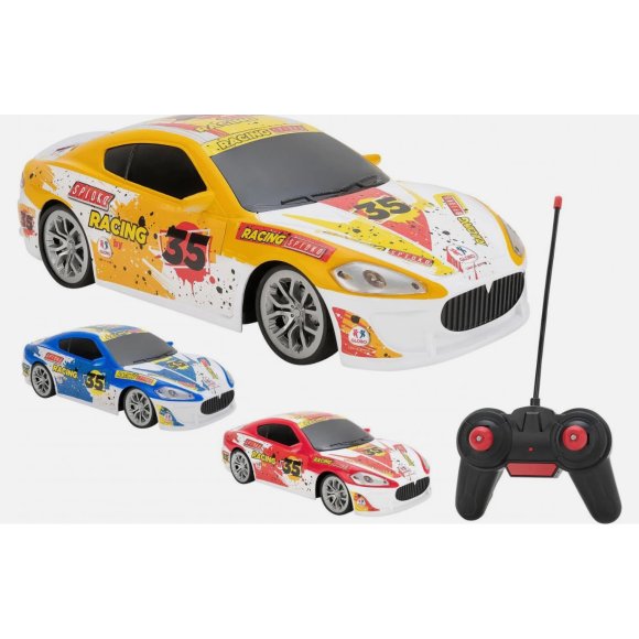 SPIDKO AUTO DA CORSA RADIOCOMANDATA IN SCAA 1:16 - 3 COLORI ASSORTITI