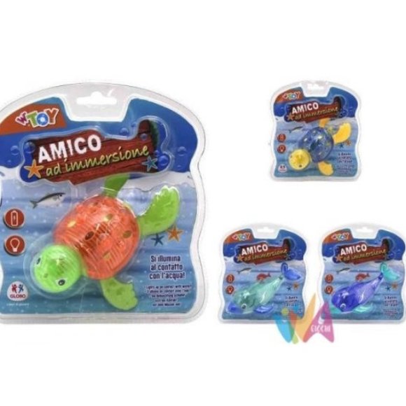 ANIMALI MARINI A IMMERSIONE GLOBO 39257 - GIOCHI PER BAGNETTO E PISCINA