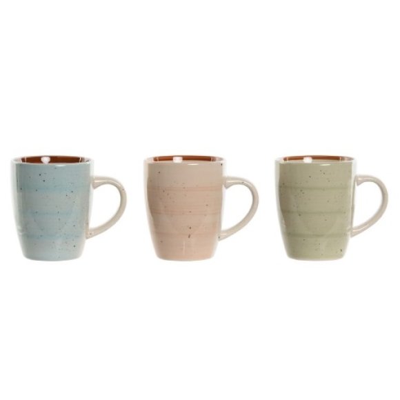 TAZZA IN TERRACOTTA  ADATTA AL MICROONDE E ALLA LAVASTOVIGLIE 8,5 X 11 X 12,5 CM - COLORI ASSORTITI 