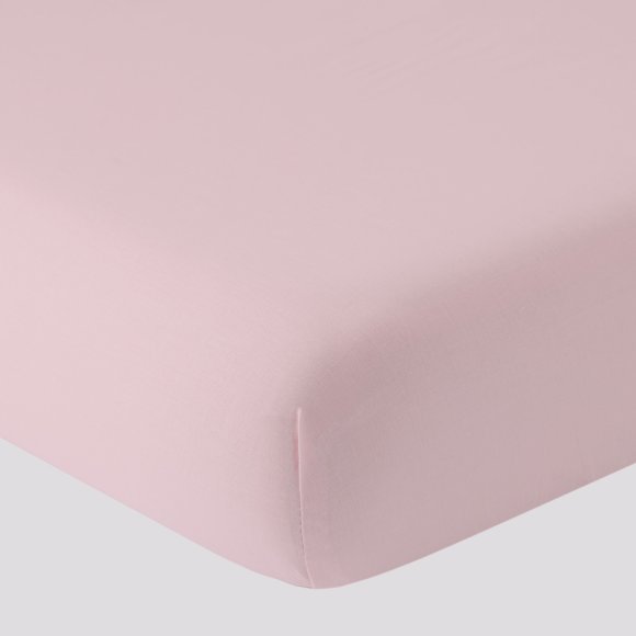 RIVIERA - LENZUOLO MATRIMONIALE CON ANGOLI "PAINT" - ROSA ANTICO