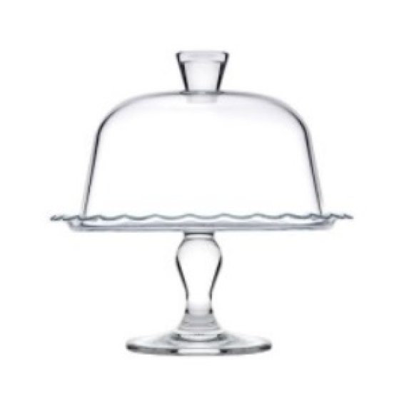 PASABAHCE ALZATA CON COPERCHIO PETITE PATISSERIE - 26 CM PASABAHCE ALZATA CON COPERCHIO PETITE PATISSERIE - 26 CM