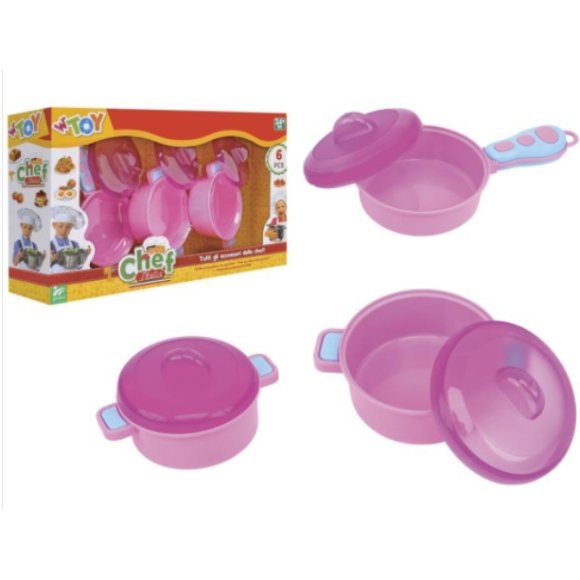 GLOBO PENTOLINE CON COPERCHI - 6 PEZZI GLOBO PENTOLINE CON COPERCHI - 6 PEZZI