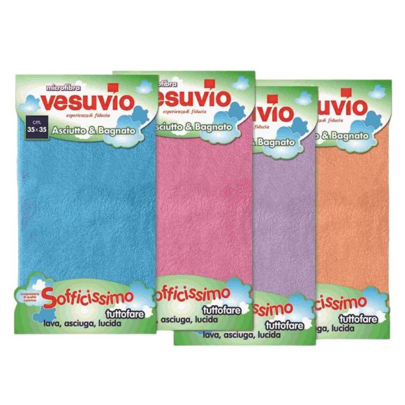 VESUVIO PANNO MICROFIBRA SOFFICISSIMO - 35X35 CM 