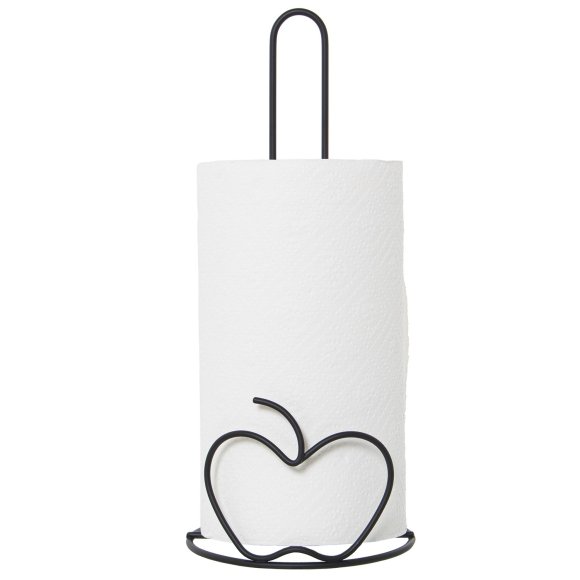 CAMACHO PORTAROTOLO DA CUCINA IN METALLO 15X33,5 CM - NERO