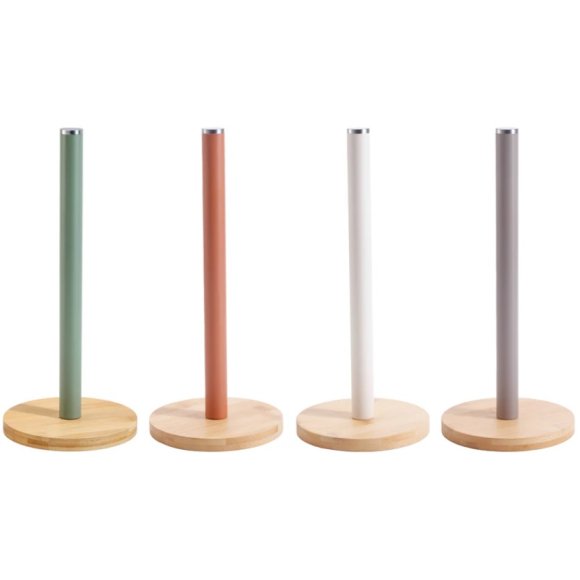 PORTA ROTOLO 15XH34 CM - COLORI ASSORTITI 