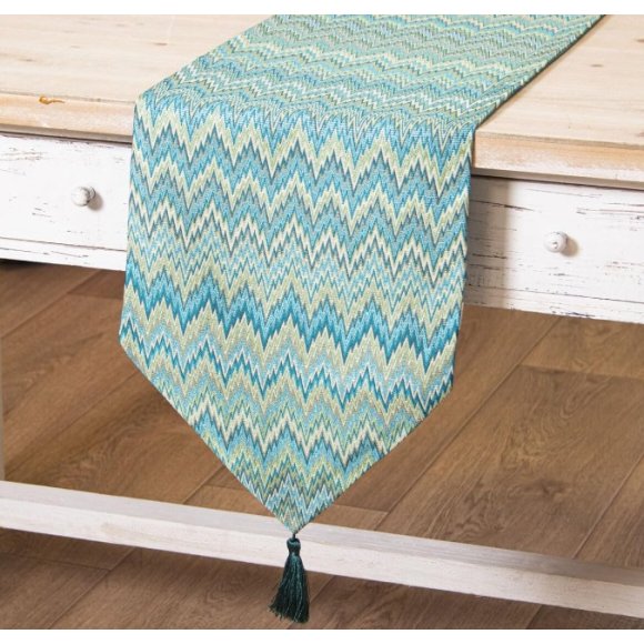 CAMACHO RUNNER DA TAVOLA 30X180CM  - AZZURRO