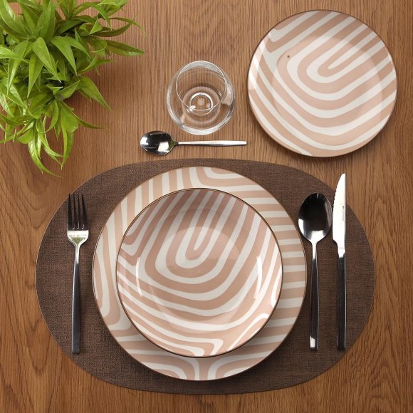 SERVIZIO 18 PIATTI "DENALI" - BEIGE SERVIZIO 18 PIATTI "DENALI" - BEIGE